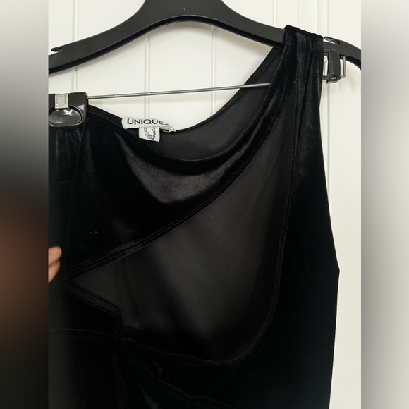 Unique 21 velvet black dress - Picture 6 of 6